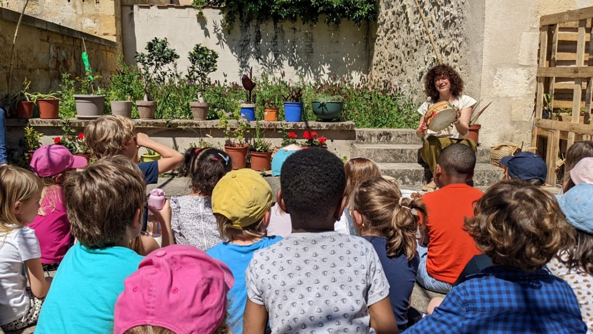 Concert au jardin partagé