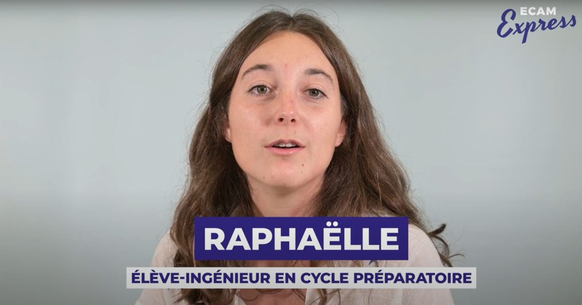 Avec Raphaëlle, découvrez notre cycle prépa ingénieur Ecam La Salle