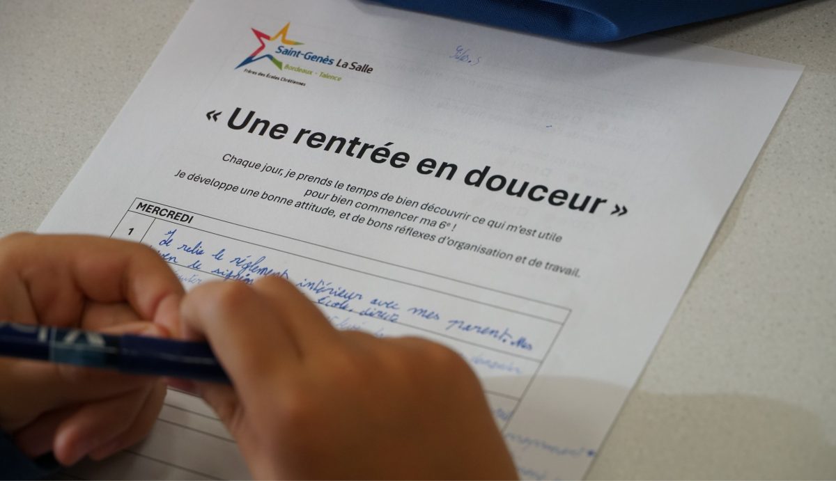 Une rentrée en douceur