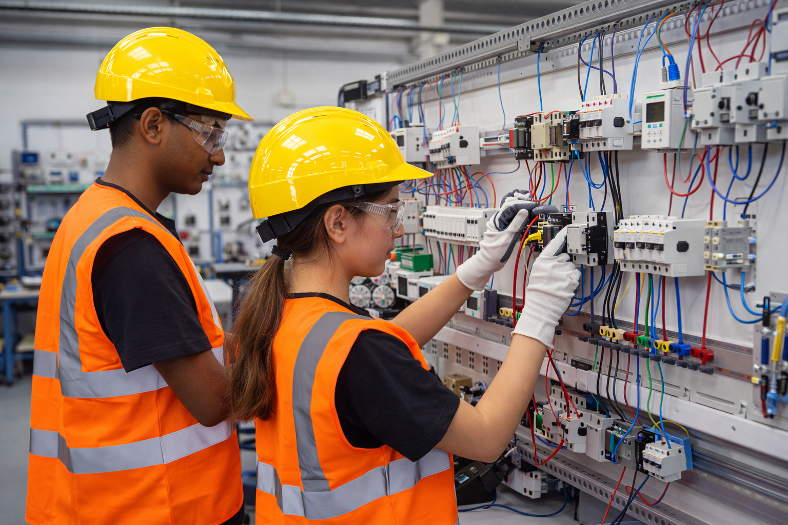 cap-elec-bordeaux-élèves-atelier Elèves dans l'atelier Lycée Professionnel Saint-Genès Bordeaux