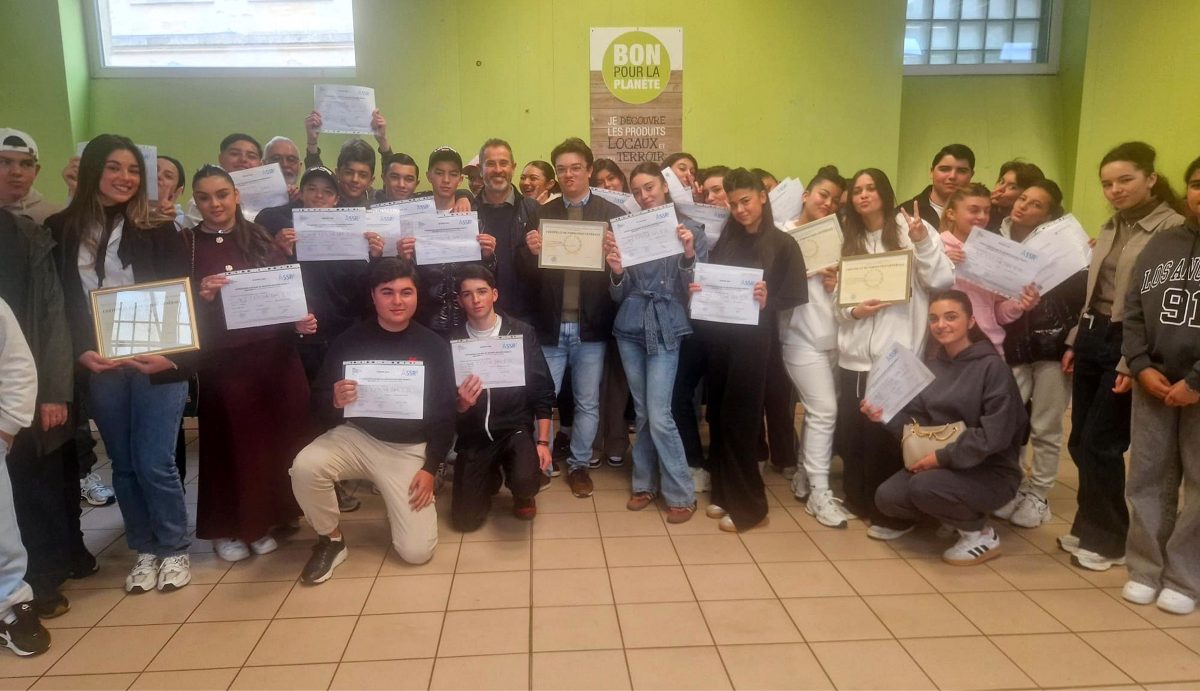 Remise des diplômes CFG et ASSR